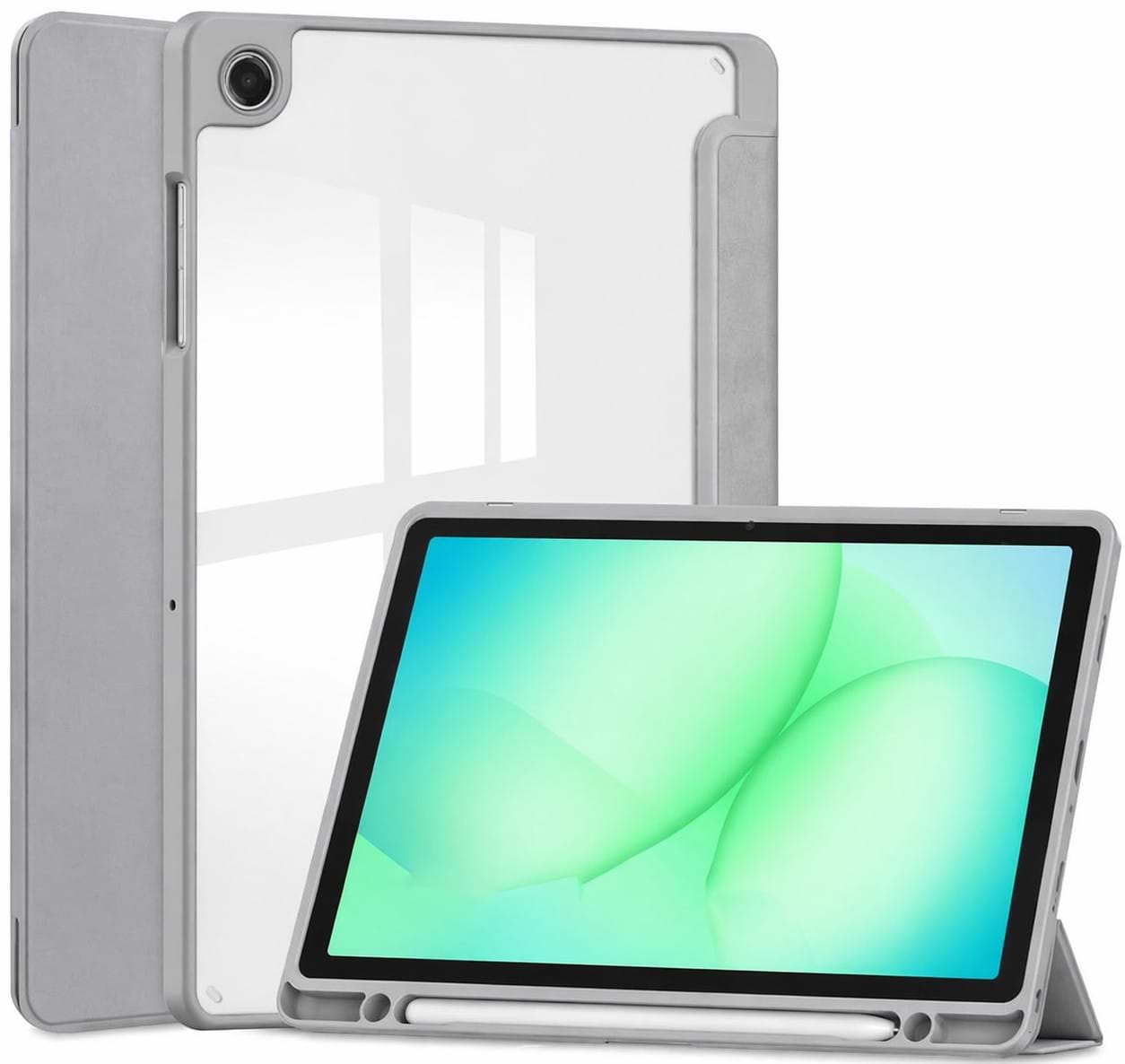 Чохол для планшета BeCover Soft Edge TPU з кріпленням for Samsung Galaxy Tab A11 Plus SM-X236B 11" Gray (715569)
